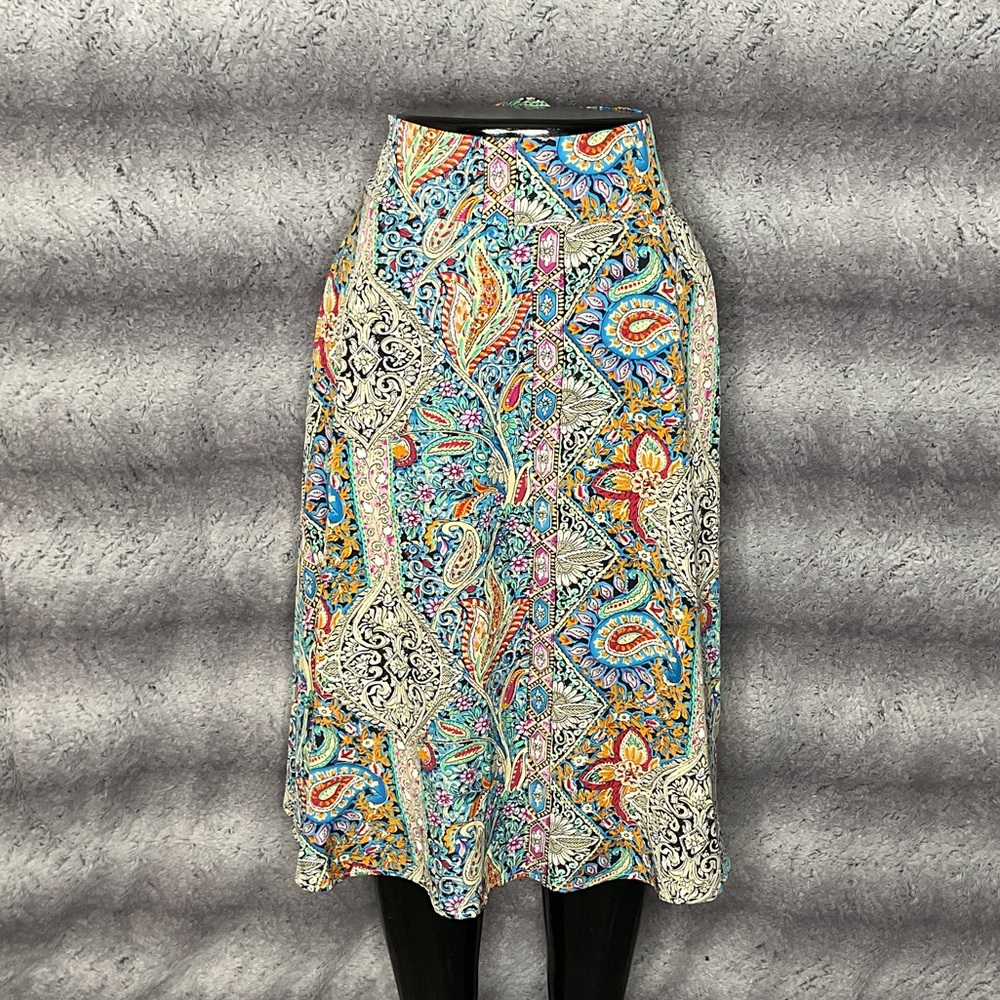 Colorful Paisley Women's Skirt